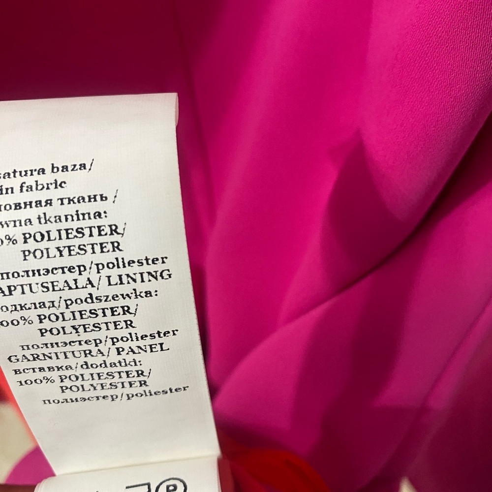 NISSA Vibrant Pink and Red Women's Jacket With Fringes - Picture 8 of 16